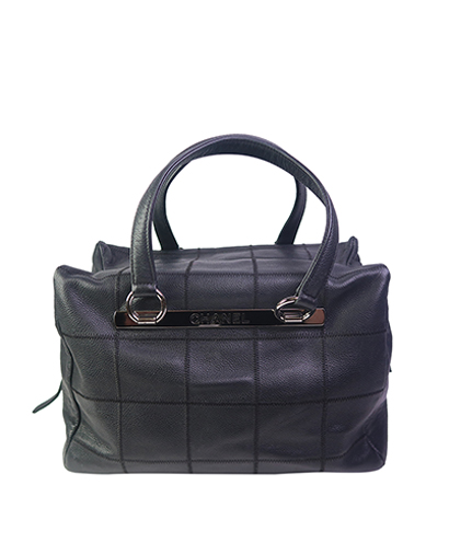 Square Stitch Bowler Bag, front view